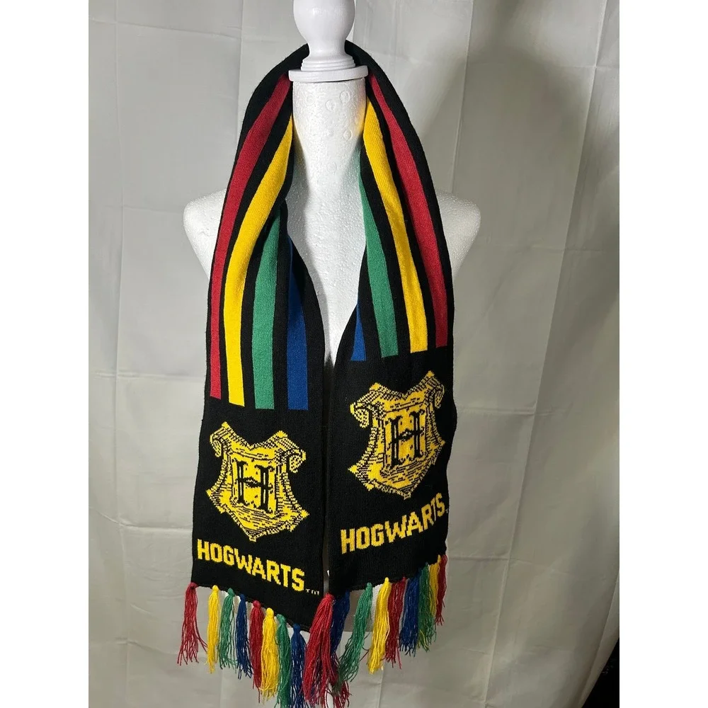 Toronto Blue Jays Hogwarts Knit Scarf Logo Fringe Officially Licensed#